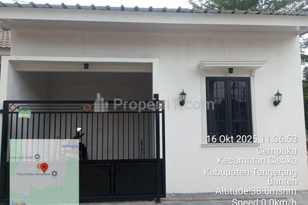 Jual Rumah Subsidi Annieland Murah di Cisoka Tangerang, Dekat Stasiun KRL