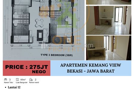 Dijual Cepat Apartment Kemang View - Bekasi, Jawa Barat