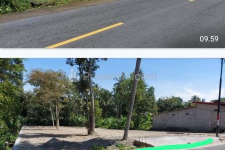 Tanah Dijual Cocok untuk Resto dan Villa Lokasi di Jl Pakem Cangkringan Sleman