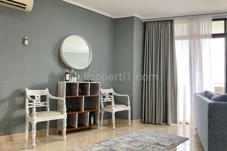 Apartment for Rent at Beverly Tower Location in South Jakarta - 2 BR + Study Room Modern Fully Furnished