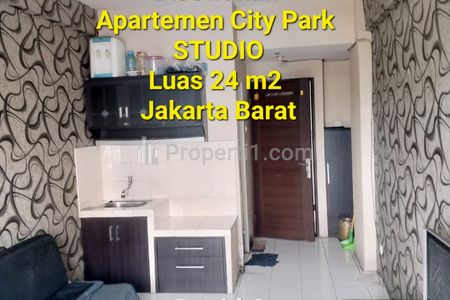 Disewakan Apartemen City Park Jakarta Barat - Studio Full Furnish, Tinggal Bawa Koper