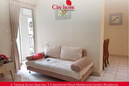 Disewakan Apartemen Mediterania Garden Residence 1 Tipe 3+1 Bedroom Full Furnish