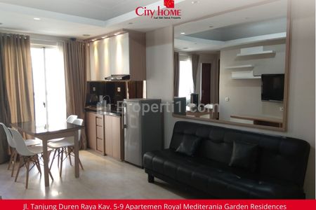 Disewakan Apartemen 2+1 BR Furnish di Royal Mediterania Garden at Podomoro City