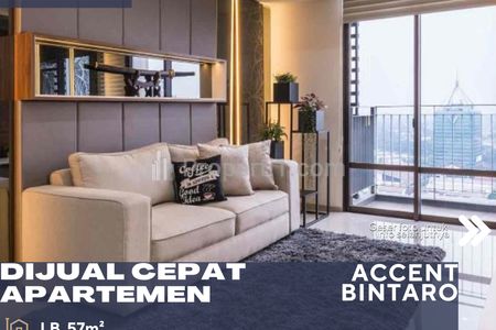 Dijual Apartemen The Accent Bintaro 2BR Fully Furnished