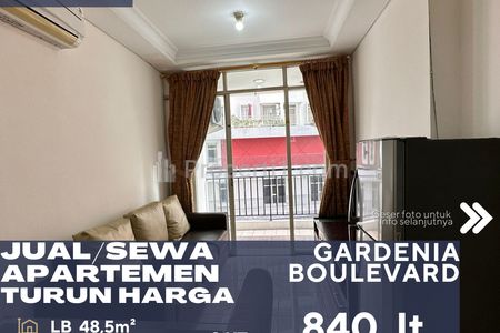 Dijual / Disewakan Apartemen Gardenia Boulevard 2BR Full Furnished di Daerah Pejaten Jakarta Selatan