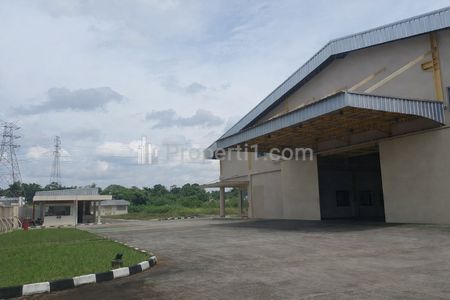 Dijual Lahan & Bangunan Pabrik Aktif di Cikupa Tangerang