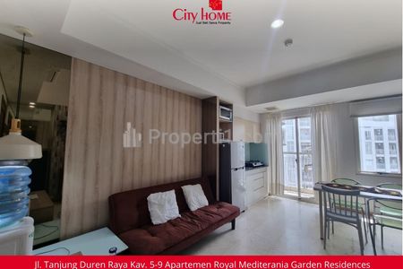 Disewakan Apartemen 2+1 BR Furnish di Royal Mediterania Garden at Podomoro City