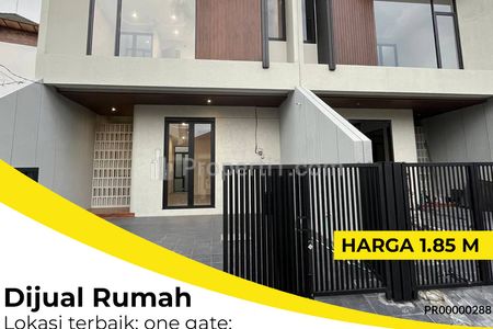 Rumah Dijual di Kanso House Klampis Semolo Timur Dekat MERR