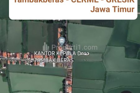 Dijual Tanah Industri Raya Tambak Beras, Cerme, Gresik, Jawa Timur - Strategis Hadap Nol Jalan Raya -  2.1 Hektar SHM - Area Industri dan Pergudangan