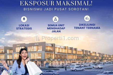 Dijual Ruko Baru di Jalan Jalur Utama Boulevard BSD Exquis