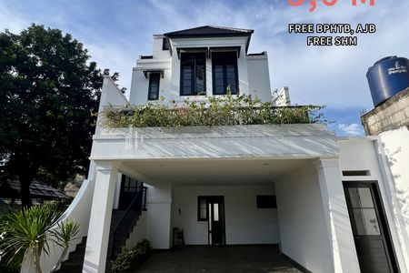 Dijual Rumah Modern Classic 3 Lantai Ready Unit Free BPHTB, AJB & SHM untuk Keluarga Jaksel