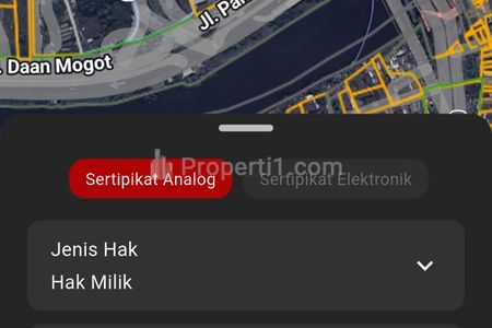 Jual Murah Tanah di Bawah NJOP Luas 3831 m2 di Daan Mogot, Kalideres, Jakarta Barat