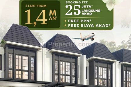 Dijual Rumah Eropa Klasik 2LT READY UNIT 25 Juta All In hanya 7 Min ke Bandara di Barat Jakarta