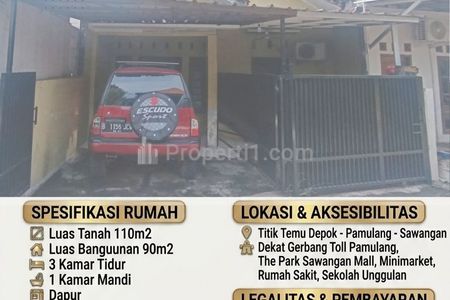 Dijual Cepat Rumah di Serua Bojongsari Depok