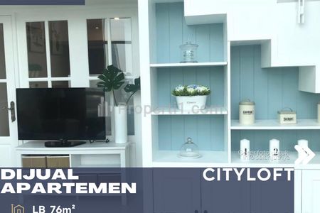Dijual Apartemen Citylofts Sudirman 1 BR Unit Loft Fully Furnished