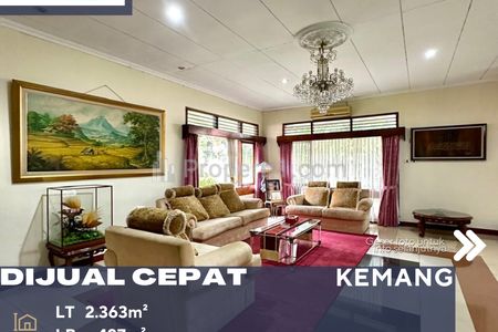 Dijual Rumah Bagus Terawat Jarang Ada Pinggir Jalan Raya Area Komersil di Kemang Jakarta Selatan