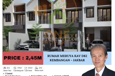 Dijual Rumah Kavling DKI Meruya, Kembangan, Jakarta Barat