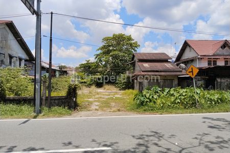 Disewakan Tanah di Sungai Jawi Pontianak Kota, Kota Pontianak - Lokasi Ramai, Cocok Buat Gudang
