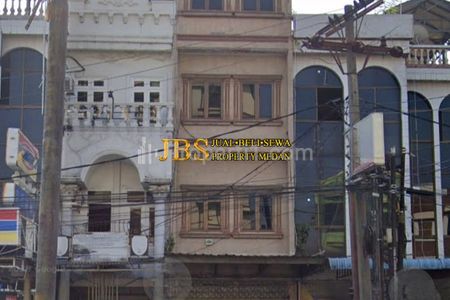 Dijual/Disewakan Ruko di Jalan Sisingamangaraja (Depan Hotel Antares) - Medan