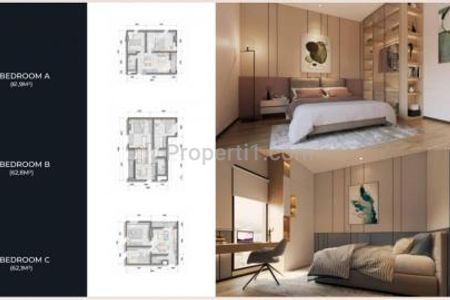 Jual Apartemen Creativo Bintaro di Tangerang Selatan - 1 BR / 2 BR / 3 BR Semi Furnished Cicilan 3 Jutaan Siap Huni