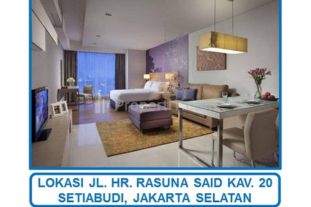 Jual Cepat Apartemen Condotel H Tower Citadines Rasuna Tipe Studio Full Furnished di Setiabudi, Jakarta Selatan