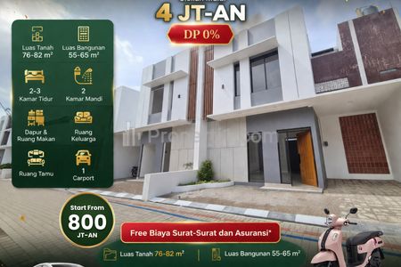 Jual Rumah 2 Lantai Mewah di Arcadia Townhouse Cimahi