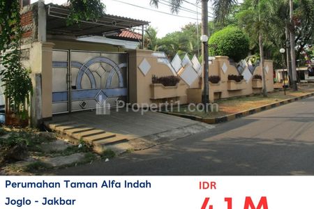 Dijual Lelang Rumah Taman Alfa Indah , Jakarta Barat