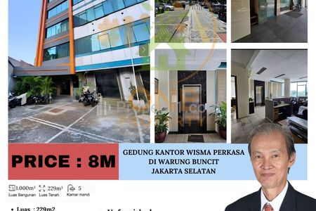 Dijual Cepat Gedung Kantor Harga di Bawah Pasaran Lokasi Premium Mampang Pejaten - Jakarta Selatan