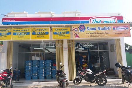 Dijual Tanah dan Bangunan Indomaret di Babelan Bekasi - SHM