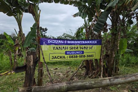 Jual Cepat Tanah di Pinggir Jalan Raya Puspitek, Setu, Tangerang