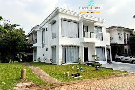 Dijual Rumah BRAND NEW Posisi HOOK, 2 Lantai, Semi Furnished, Siap Huni dan Dalam Cluster di BSD City