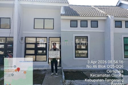 Dijual Rumah Subsidi Siap Huni di Cisoka, Dekat Stasiun Tangerang