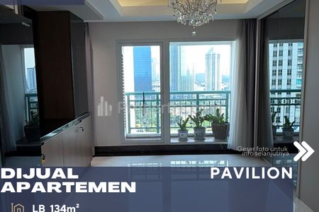 Jual Apartemen Pavilion Sudirman 3+1BR Full Furnished di Tanah Abang Jakarta Pusat