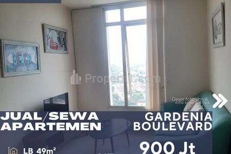 Jual Apartemen Gardenia Boulevard 2BR Full Furnish Siap Huni di Pejaten Jakarta Selatan