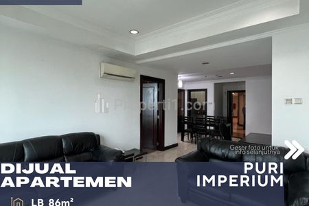 Dijual Apartemen Puri Imperium 2BR Fully Furnished