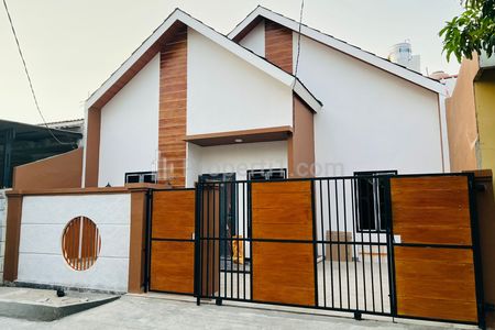 Dijual Rumah Baru Model Scandinavian & Japandi Dipadukan dengan Nuansa Kayu di Harapan Indah Bekasi