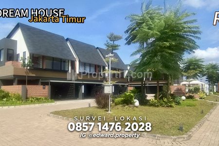 Dijual Rumah Modern Tropical READY UNIT Free Biaya dan PPN untuk Keluarga Baru di Ciracas, Jakarta Timur