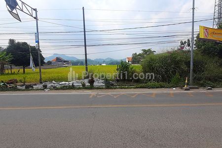 Jual Tanah 5651 m2 SHM Muka 45 Meter Super Strategis untuk Perumahan Perkantoran Pergudangan Pertokoan di Jalan Raya Batujajar Bandung Barat