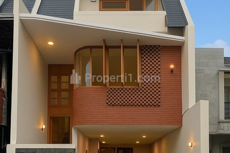 Jual Rumah Baru Cipinang Rawamangun - Design Modern Natural Tropis
