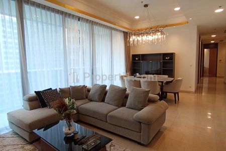 Disewakan Apartemen Anandamaya Residences - 3 BR Unit Mewah Furnish