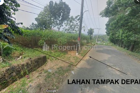 Dijual Lahan Kosong di Citeureup, Bogor - Lahan di Pinggir Jalan Selebar 5 Meter dan Nego