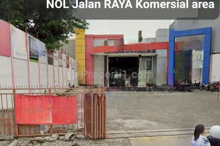 Dijual Gedung 3000 m2 di Gresik Jatim - Jl. Kartini - Hadap Nol Jalan Raya Kembar Komersial Area - Parkiran Mobil Luas - Dekat RS Semen Gresik - SHM