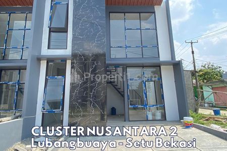 Dijual Rumah Type Mezzanine Cluster Nusantara 2 di Lubangbuaya, Setu, Bekasi