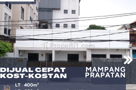 Dijual Rumah Kost Full Occupancy di Lokasi Premium Kawasan Komersial Bisnis Strategis di Mampang Prapatan Jakarta Selatan