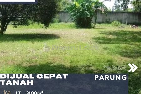 Dijual Tanah Bonus Rumah dan Musholla di Atasnya di Parung Bogor