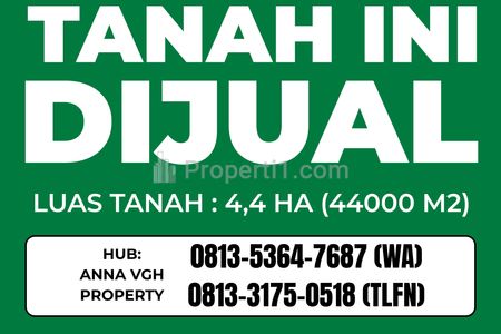 Jual Tanah Industri Strategis di Nol Jalan Raya Kalipuro Mojokerto