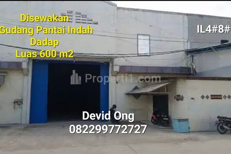 Disewakan Gudang Pantai Indah Dadap Bebas Banjir Tangerang