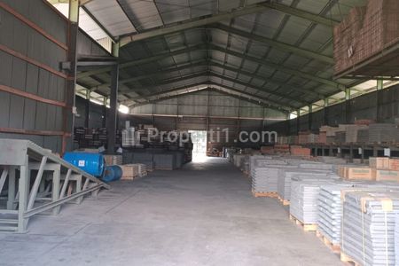 Dijual Pabrik Gudang dan Tanah di Jalan Raya Setu Cibitung Bekasi