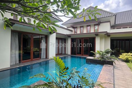 For Rent Spacious 4BR House 980sqm with Private Pool & Garden at Cilandak Gaharu, South Jakarta