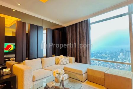 Apartment for Rent at Kempinski Residence Location in Central Jakarta - 2+1BR Modern Fully Furnished